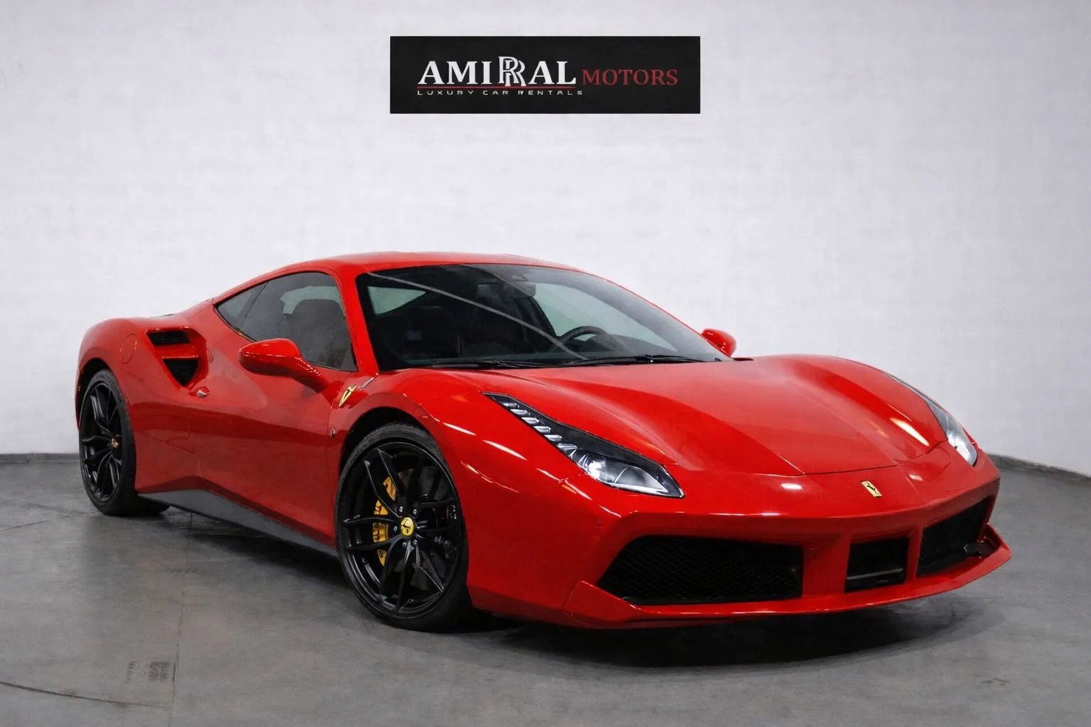 Ferrari 488 GTB, red